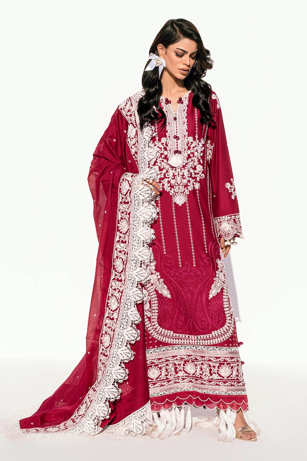 Gul Ahmed | Gul Nilofer 25 | DN-42040 -  Gul Ahmed Ladies Clothes - Original Designer Dress - House of Maryam