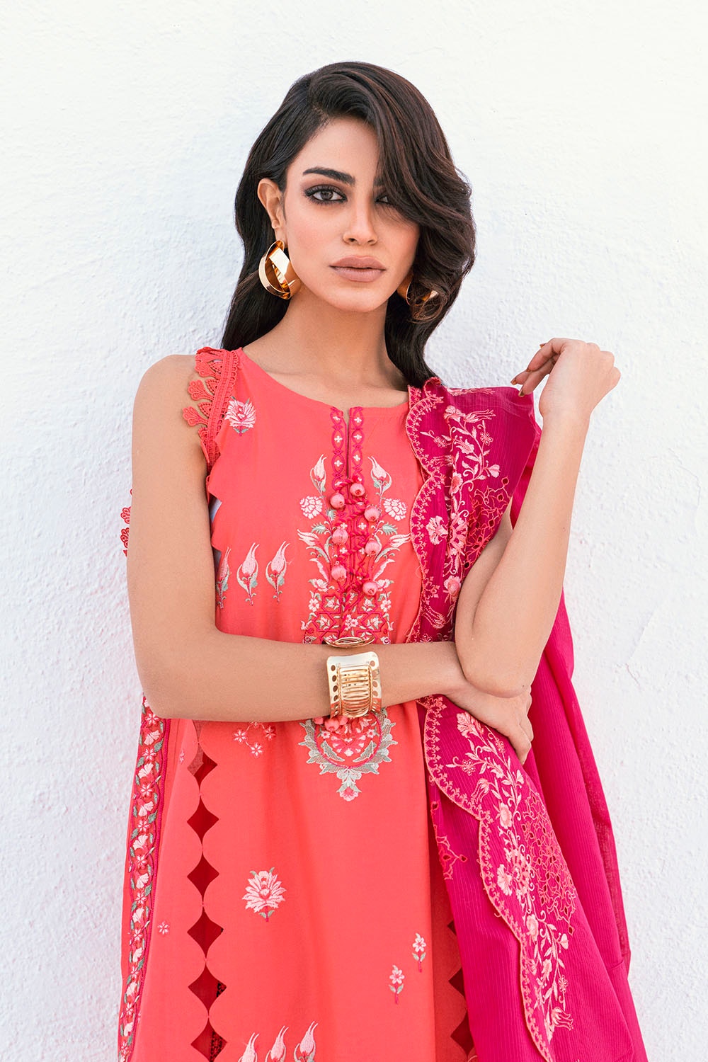 Gul Ahmed | Gul Nilofer 25 | DN-52007 -  Gul Ahmed Ladies Clothes - Original Designer Dress - House of Maryam