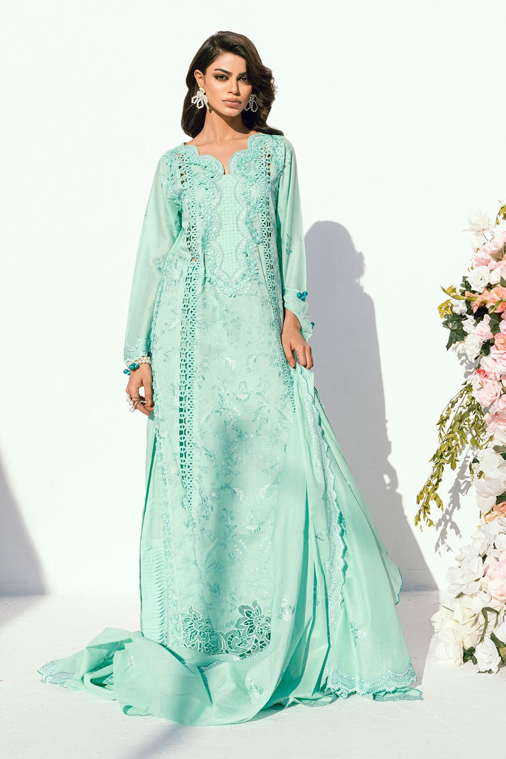 Gul Ahmed | Gul Nilofer 25 | DN-52013 -  Gul Ahmed Ladies Clothes - Original Designer Dress - House of Maryam