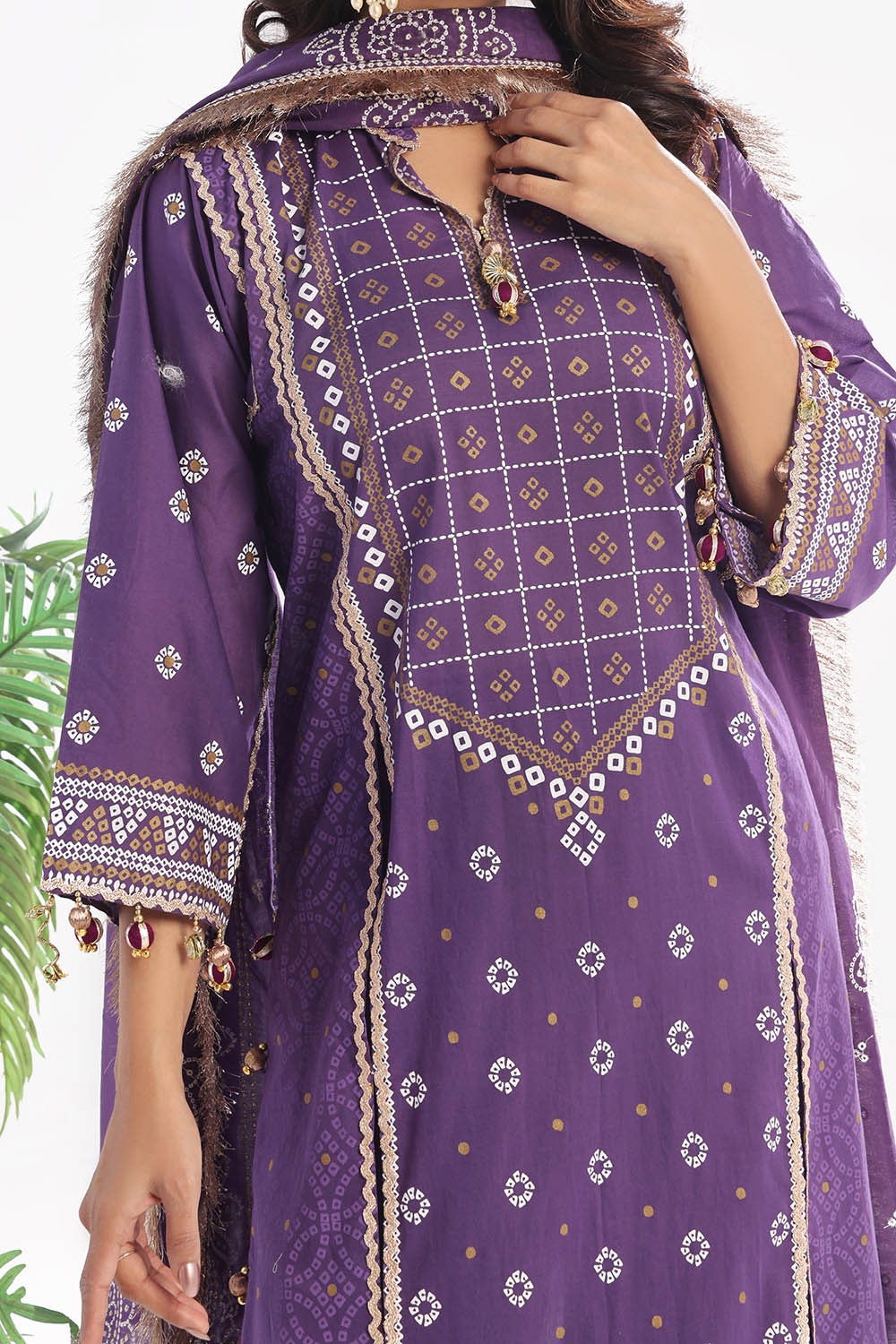Gul Ahmed | Chunri Lawn 25 | CL-52169 -  Gul Ahmed Ladies Clothes - Original Designer Dress - House of Maryam
