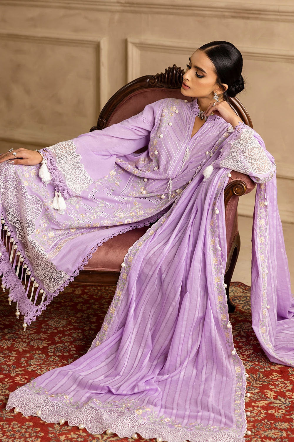 Gul Ahmed | Festive Eid 25 | PM-52034 -  Gul Ahmed Ladies Clothes - Original Designer Dress - House of Maryam