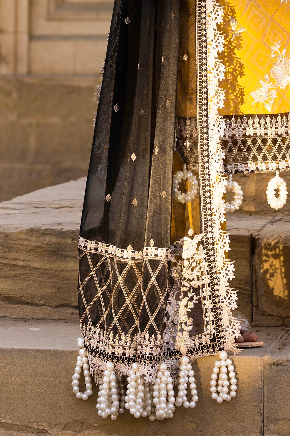 Gul Ahmed | Festive Eid 25 | FE-52001 -  Gul Ahmed Ladies Clothes - Original Designer Dress - House of Maryam