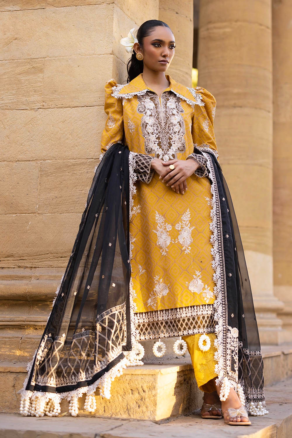 Gul Ahmed | Festive Eid 25 | FE-52001 -  Gul Ahmed Ladies Clothes - Original Designer Dress - House of Maryam