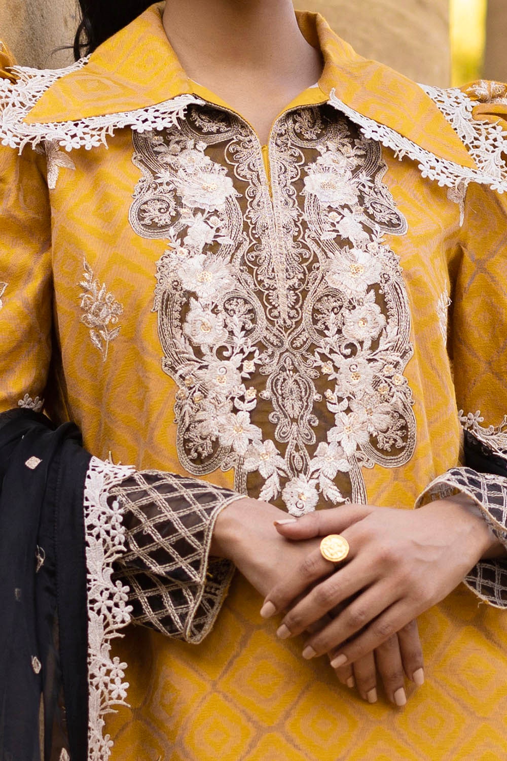 Gul Ahmed | Festive Eid 25 | FE-52001 -  Gul Ahmed Ladies Clothes - Original Designer Dress - House of Maryam