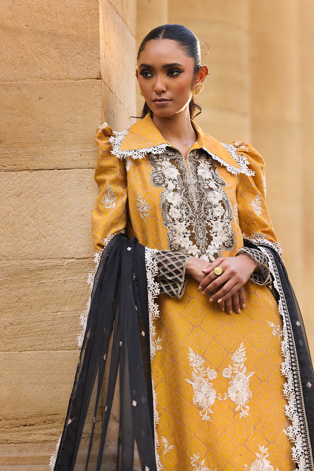 Gul Ahmed | Festive Eid 25 | FE-52001 -  Gul Ahmed Ladies Clothes - Original Designer Dress - House of Maryam