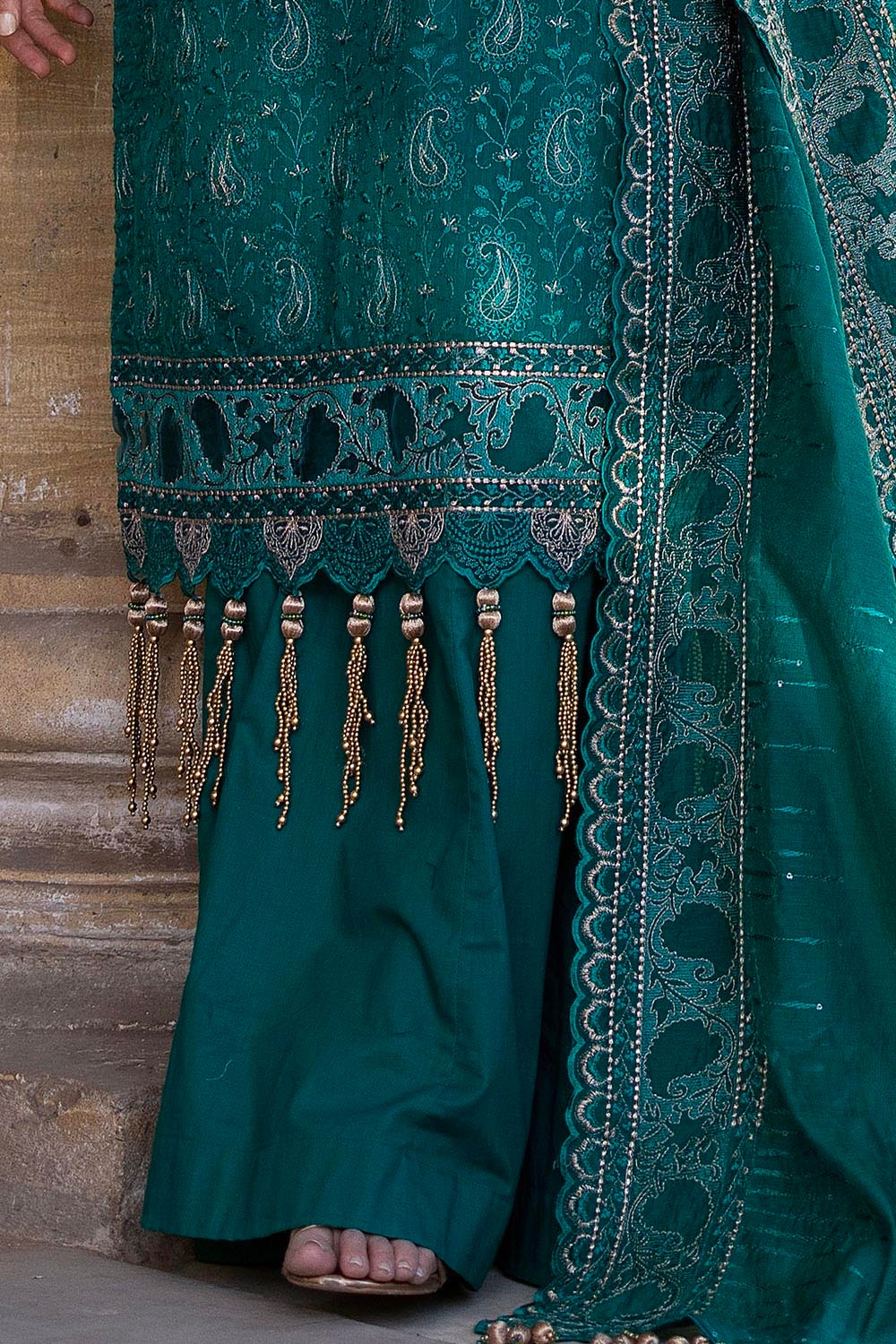 Gul Ahmed | Festive Eid 25 | FE-52032 -  Gul Ahmed Ladies Clothes - Original Designer Dress - House of Maryam