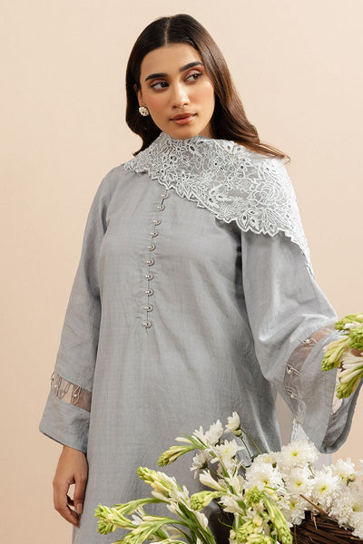 Cross Stitch | Basic Pret | Vived Sky-2PC (Shirt & Dupatta)