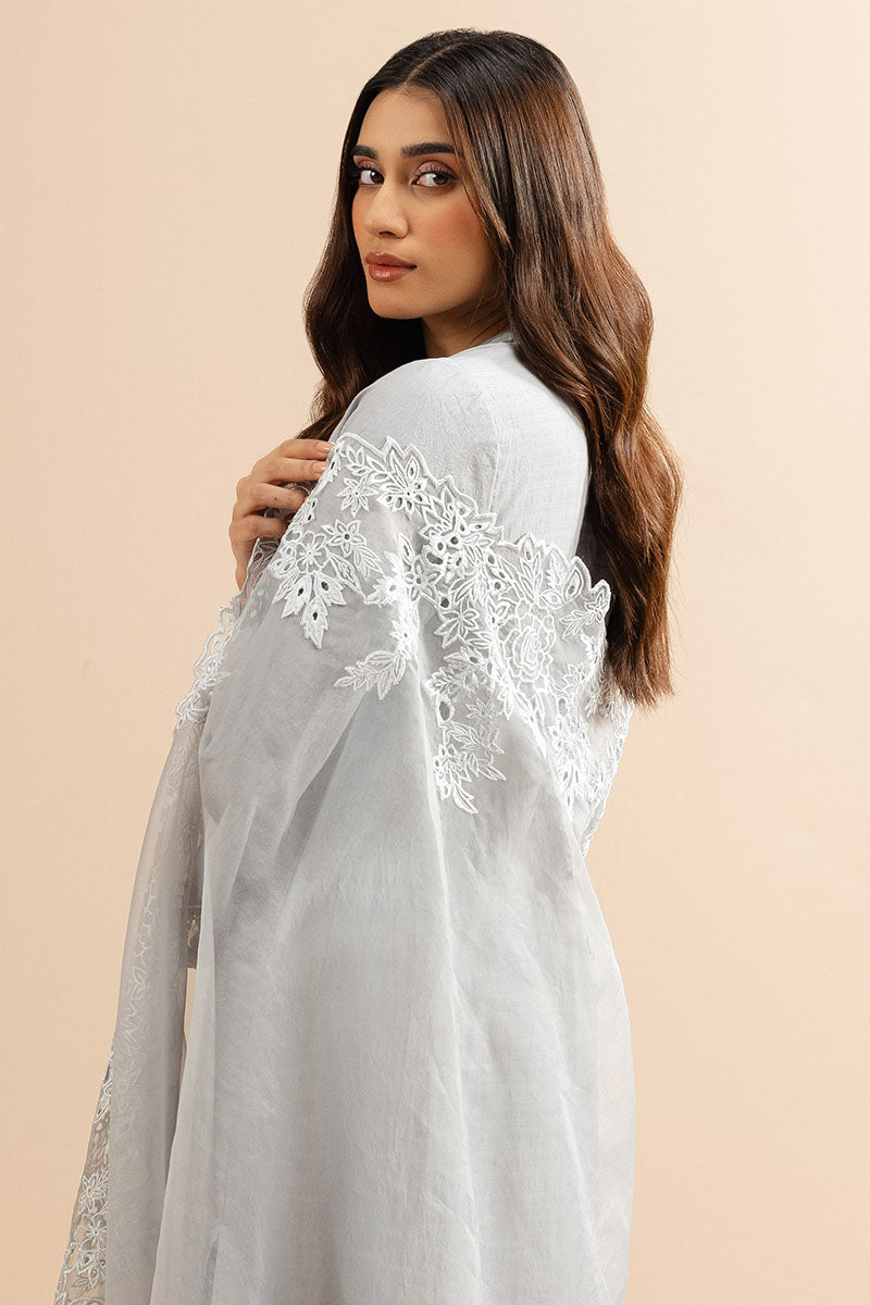 Cross Stitch | Basic Pret | Vived Sky-2PC (Shirt & Dupatta)-5