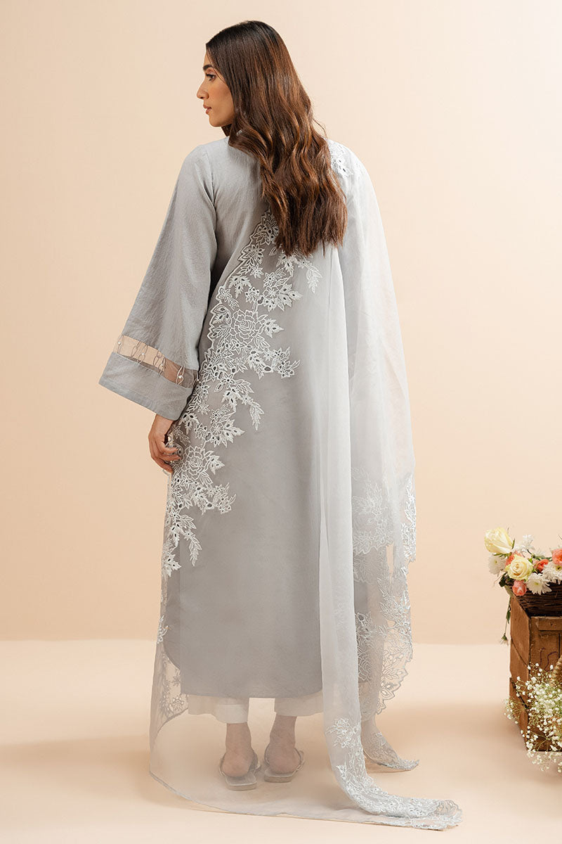 Cross Stitch | Basic Pret | Vived Sky-2PC (Shirt & Dupatta)-6