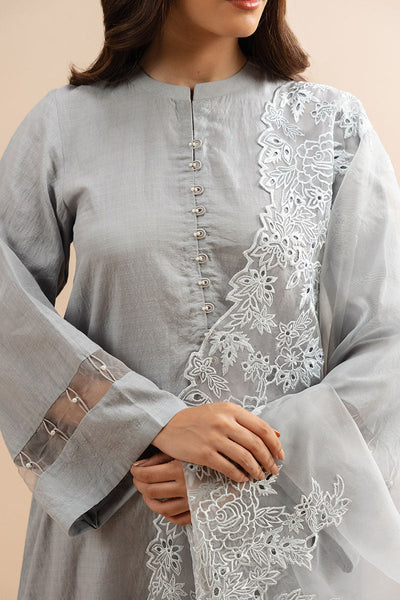 Cross Stitch | Basic Pret | Vived Sky-2PC (Shirt & Dupatta)