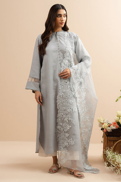 Cross Stitch | Basic Pret | Vived Sky-2PC (Shirt & Dupatta)