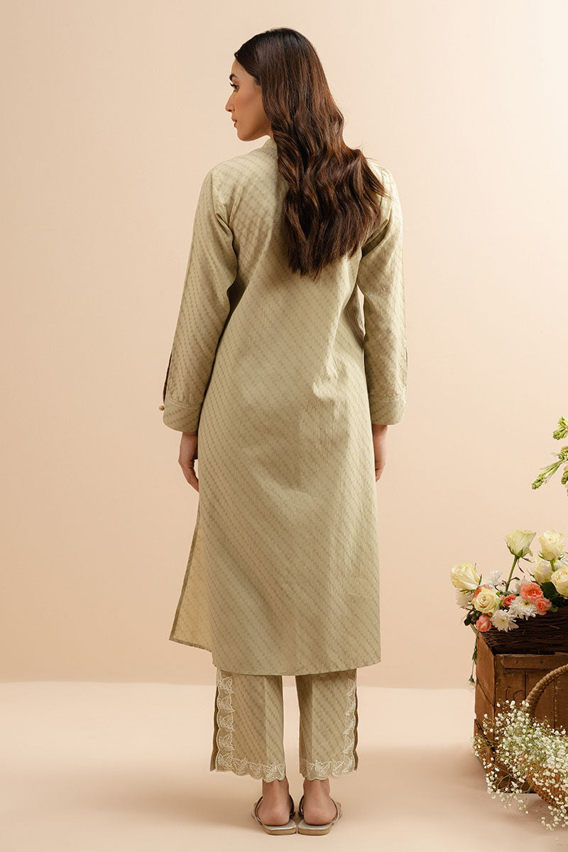 Cross Stitch | Basic Pret | Mystic Lagoon-2 PC (Shirt & Trouser)-7