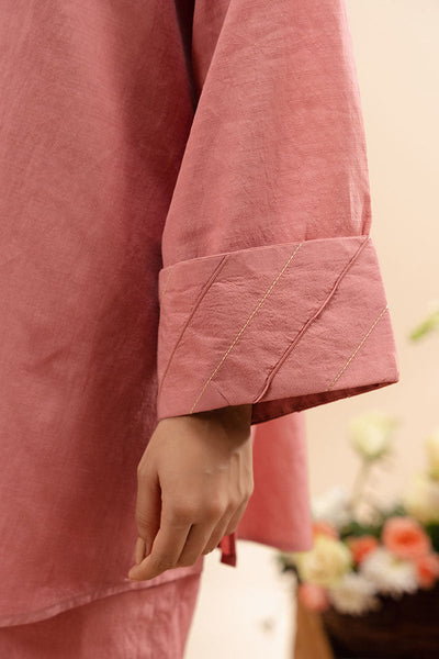 Cross Stitch | Basic Pret | Dusty Rose-2 PC (Shirt & Trouser)