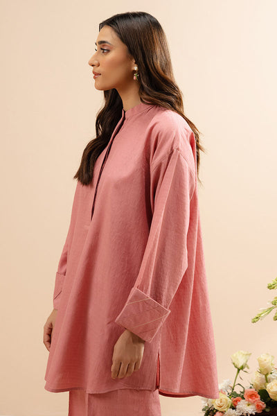 Cross Stitch | Basic Pret | Dusty Rose-2 PC (Shirt & Trouser)