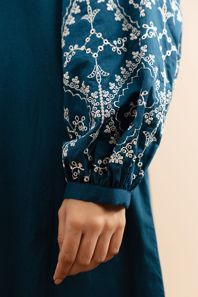 Cross Stitch | Basic Pret | Cerulean Dream Dyed Lawn Shirt-3