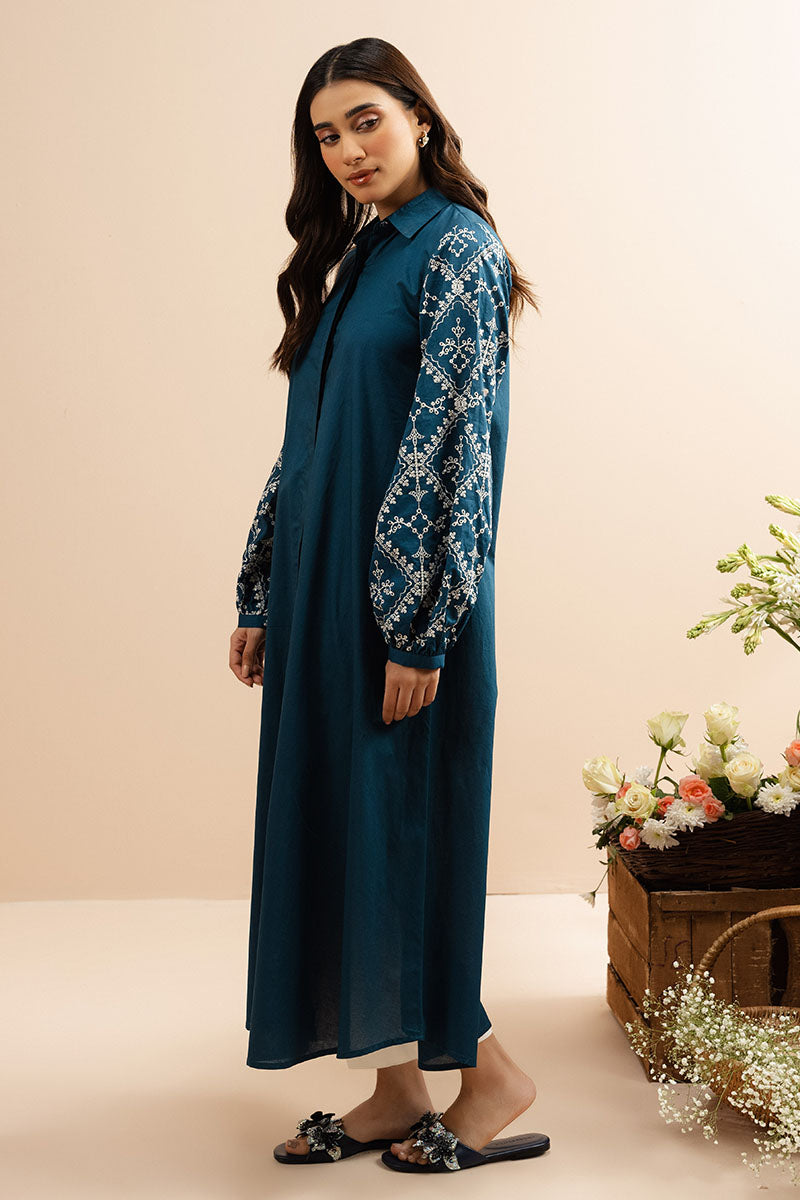 Cross Stitch | Basic Pret | Cerulean Dream Dyed Lawn Shirt, image 4