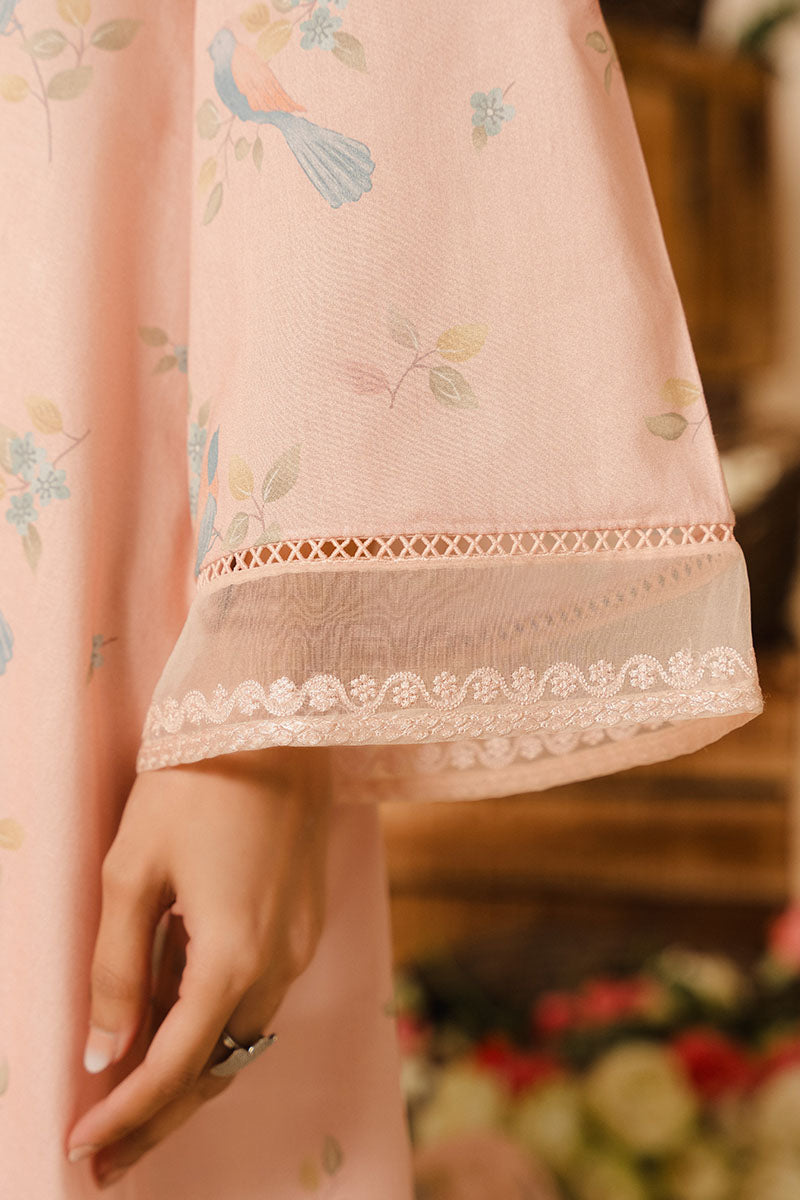 Cross Stitch | Basic Pret | Blush Dew-2PC (Shirt & Dupatta)-5