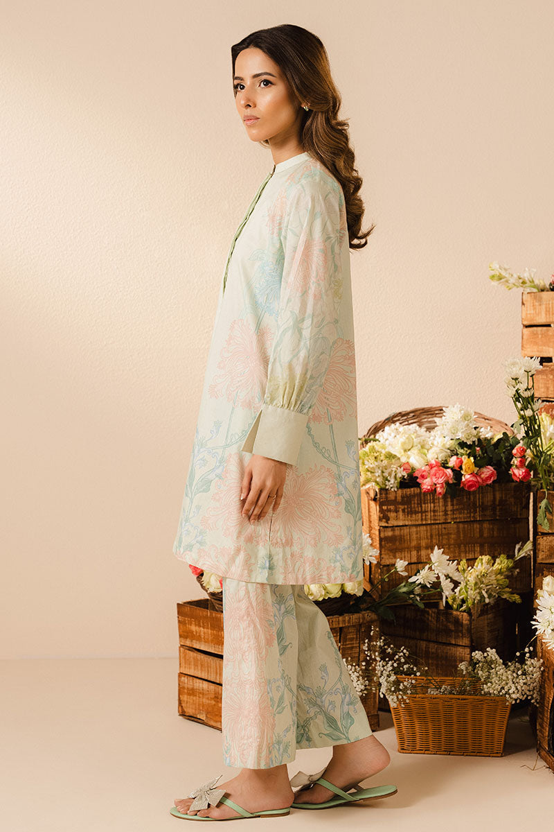 Cross Stitch | Basic Pret | Desert Sage-2PC (Shirt & Trouser), image 3