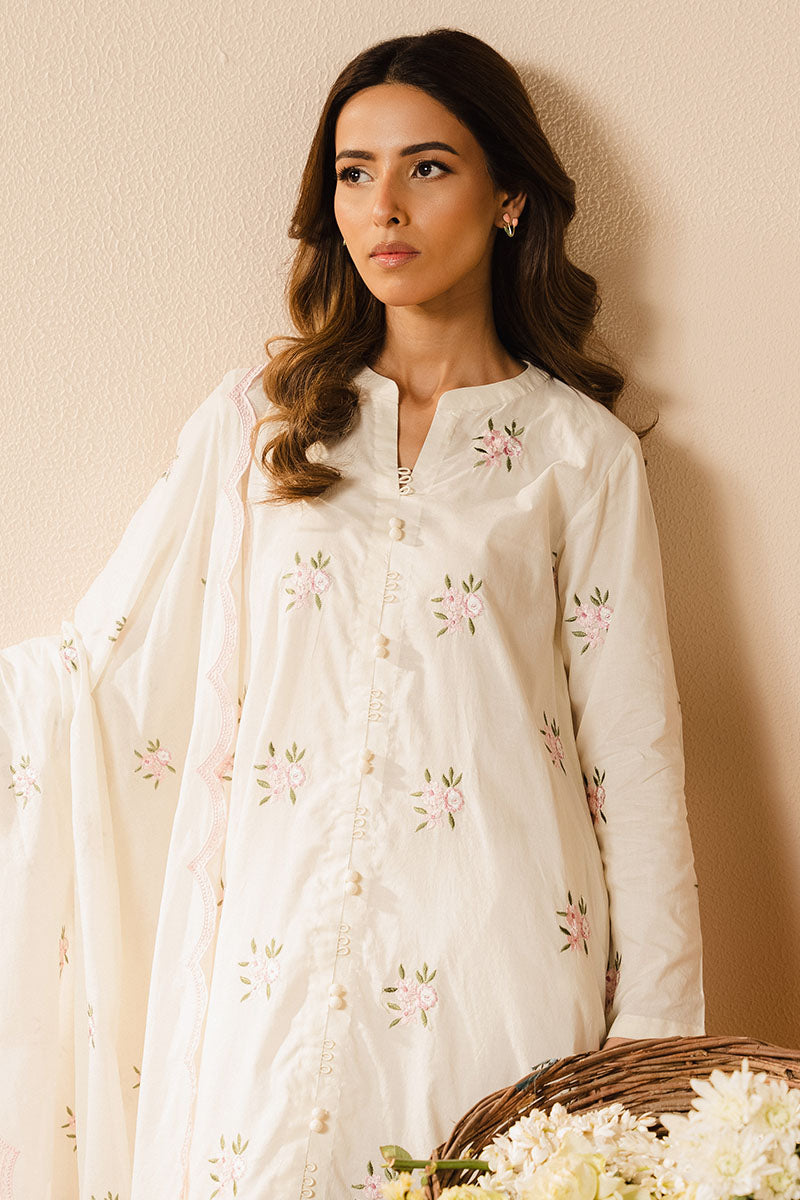 Cross Stitch | Basic Pret | Ivory Charm-2PC (Shirt And Dupatta), image 6