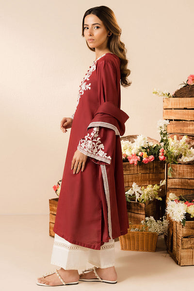 Cross Stitch | Basic Pret | Ruby Radiance-2PC (Shirt & Dupatta)