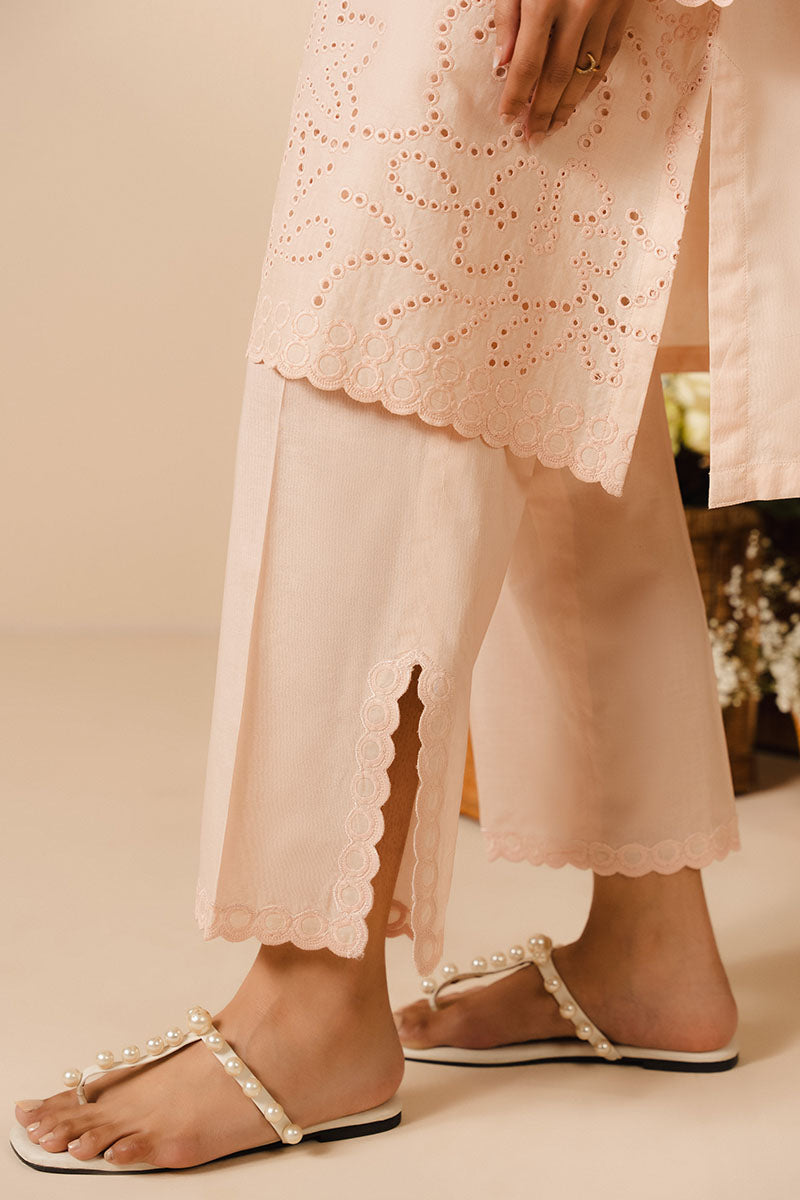 Cross Stitch | Basic Pret | Peach Sunset-2PC (Shirt & Trouser)-4