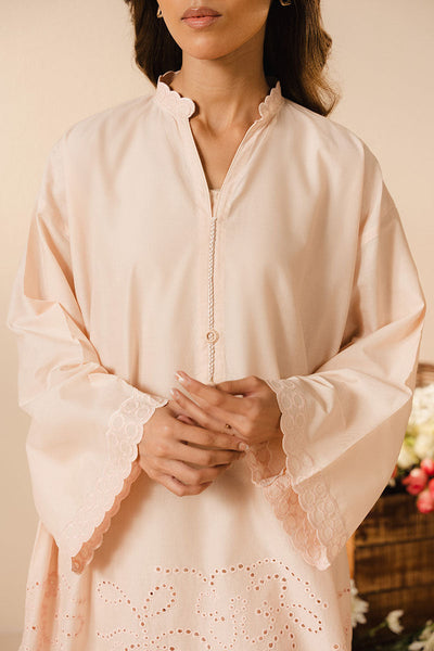 Cross Stitch | Basic Pret | Peach Sunset-2PC (Shirt & Trouser)