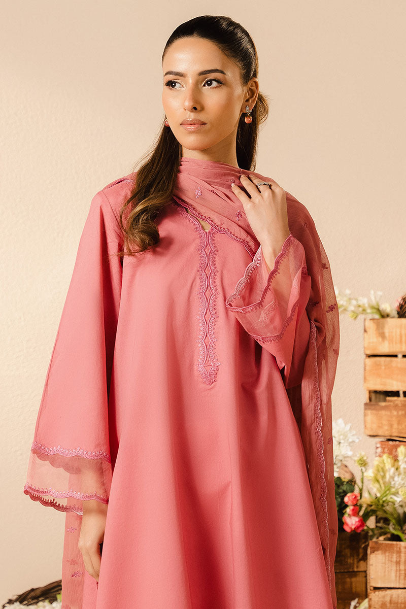 Cross Stitch | Basic Pret | Petal Haze-2PC (Shirt & Dupatta)