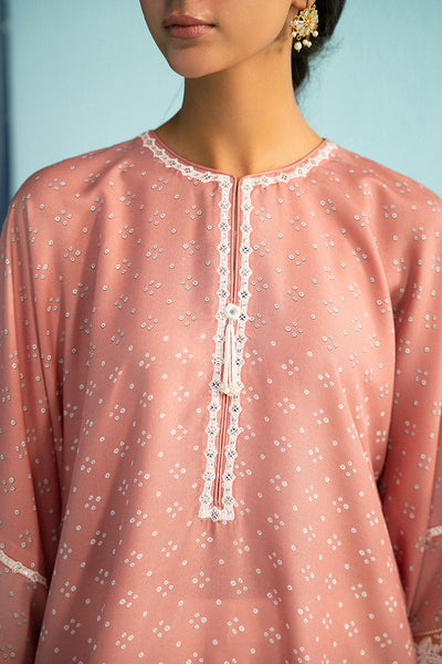 Cross Stitch | Basic Pret | Pink Salt Printed Lawn Shirt