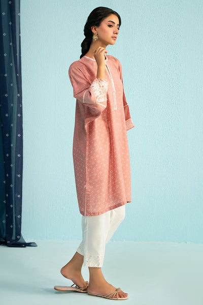 Cross Stitch | Basic Pret | Pink Salt Printed Lawn Shirt