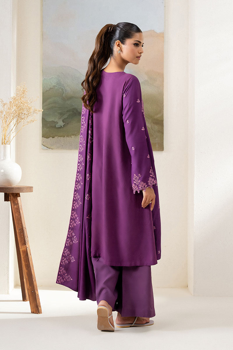 Cross Stitch | Exclusive Pret | Purple Hue-2PC (Shirt & Dupatta), image 5