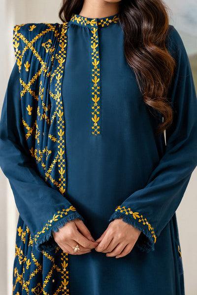 Cross Stitch | Exclusive Pret | Sage Blue-2PC(Shirt & Duppata)