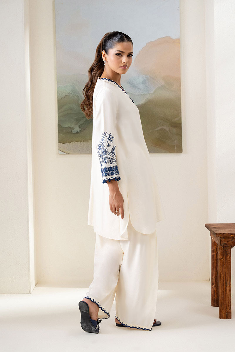 Cross Stitch | Exclusive Pret | Blue Wave-2PC (Shirt & Trouser), image 5