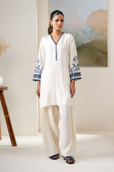 Cross Stitch | Exclusive Pret | Blue Wave-2PC (Shirt & Trouser)