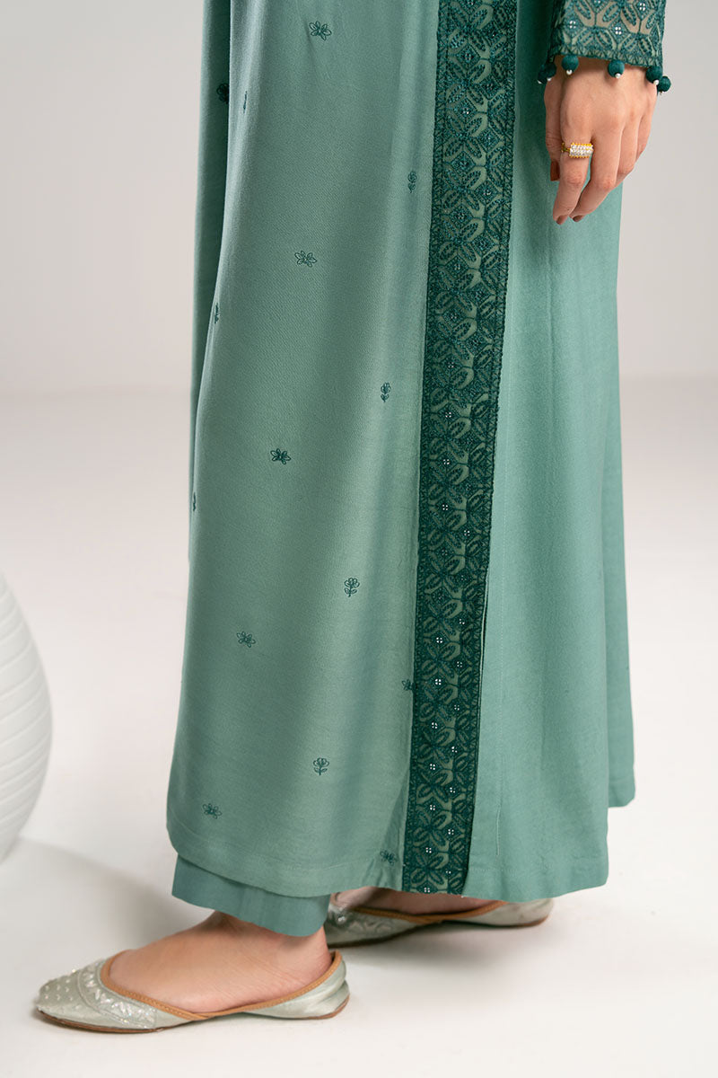 Cross Stitch | Exclusive Pret | Deep Ocean-2PC(Shirt & Duppata), image 5