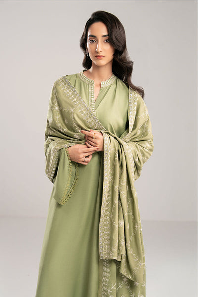 Cross Stitch | Exclusive Pret | Mint Stitch-2PC(Shirt & Duppata)