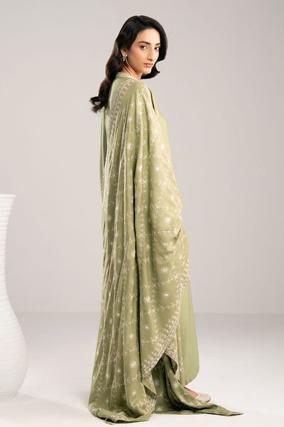 Cross Stitch | Exclusive Pret | Mint Stitch-2PC(Shirt & Duppata)