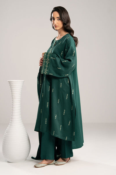 Cross Stitch | Exclusive Pret | Green Drop-2PC(Shirt & Duppata)