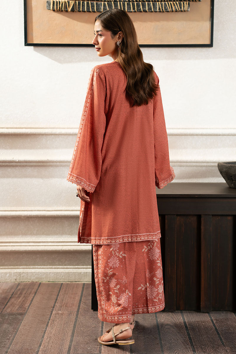 Cross Stitch | Basic Pret | Rosewoood Dream-2PC (Shirt & Trouser)-6