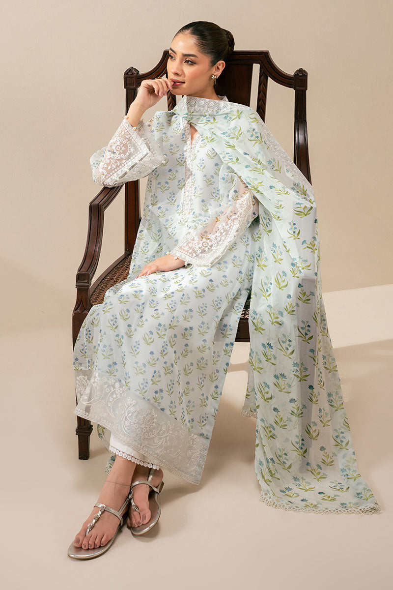 Cross Stitch | Exclusive Pret | Tapestry Magic-2PC (Shirt & Dupatta)-1