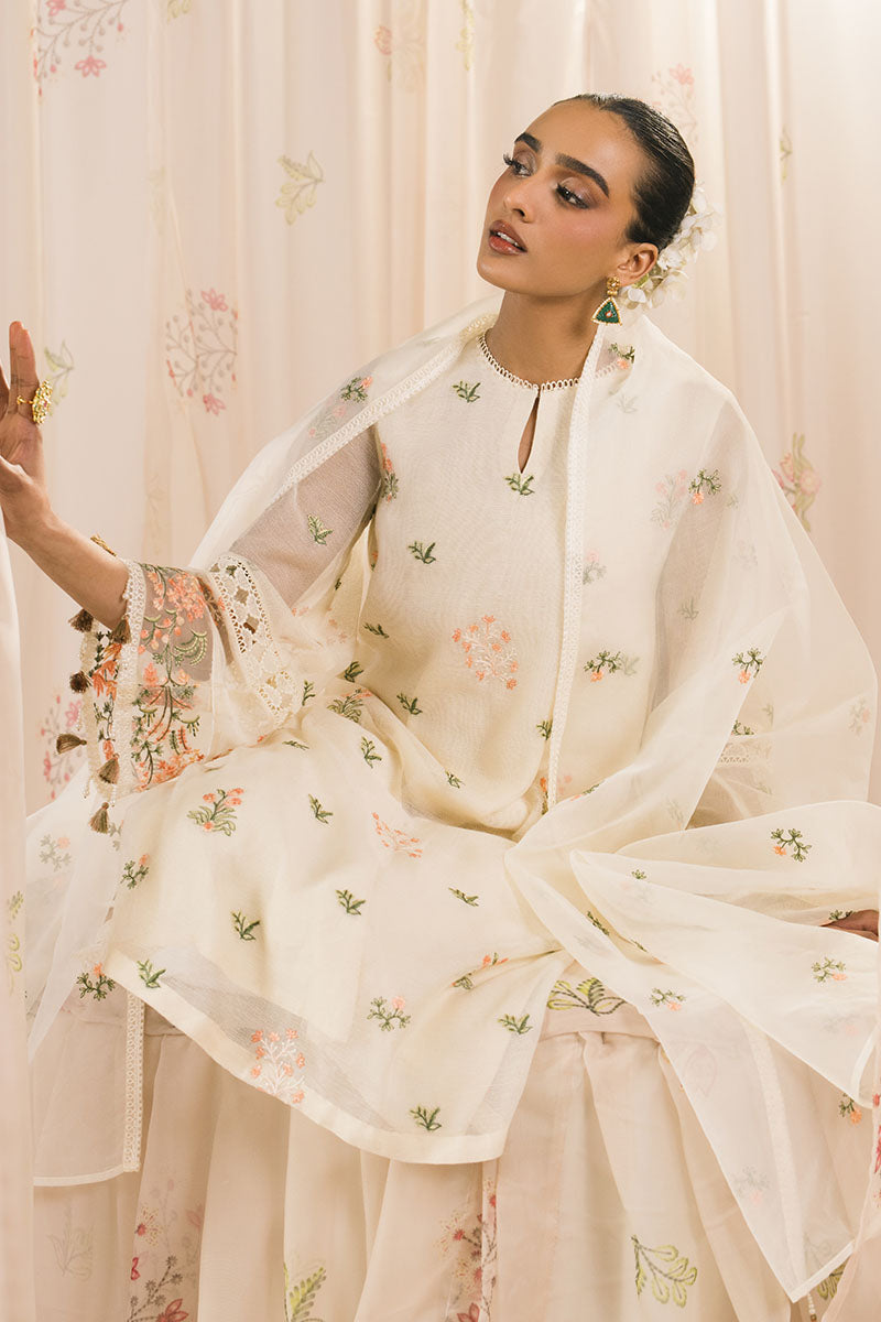 Cross Stitch | Exclusive Pret | Ditsy Haze-2PC (Shirt & Dupatta)-1
