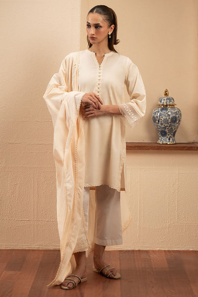 Cross Stitch | Exclusive Pret | Pearl Blush-2PC (Shirt & Dupatta)