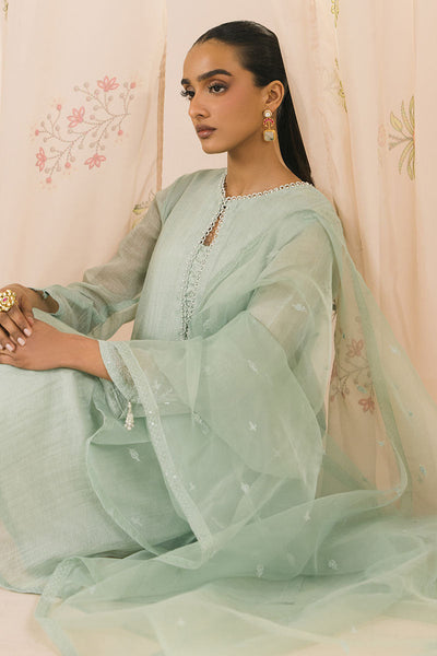 Cross Stitch | Exclusive Pret | Traquil Lush-2PC (Shirt & Dupatta)