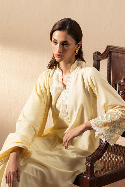 Cross Stitch | Exclusive Pret | Gold Fuzz-2PC (Shirt & Dupatta)