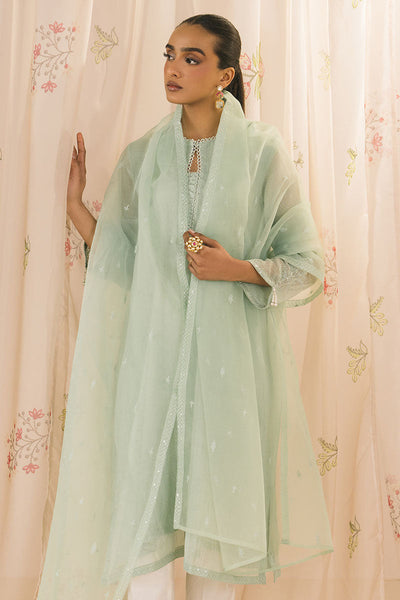 Cross Stitch | Exclusive Pret | Traquil Lush-2PC (Shirt & Dupatta)