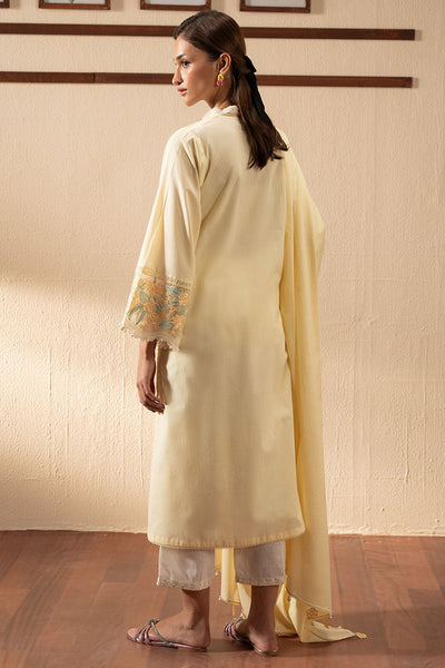 Cross Stitch | Exclusive Pret | Gold Fuzz-2PC (Shirt & Dupatta)
