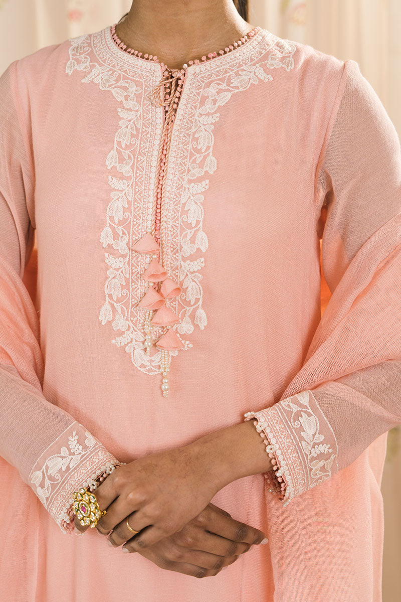 Cross Stitch | Exclusive Pret | Coral Gleam-2PC (Shirt & Dupatta), image 2