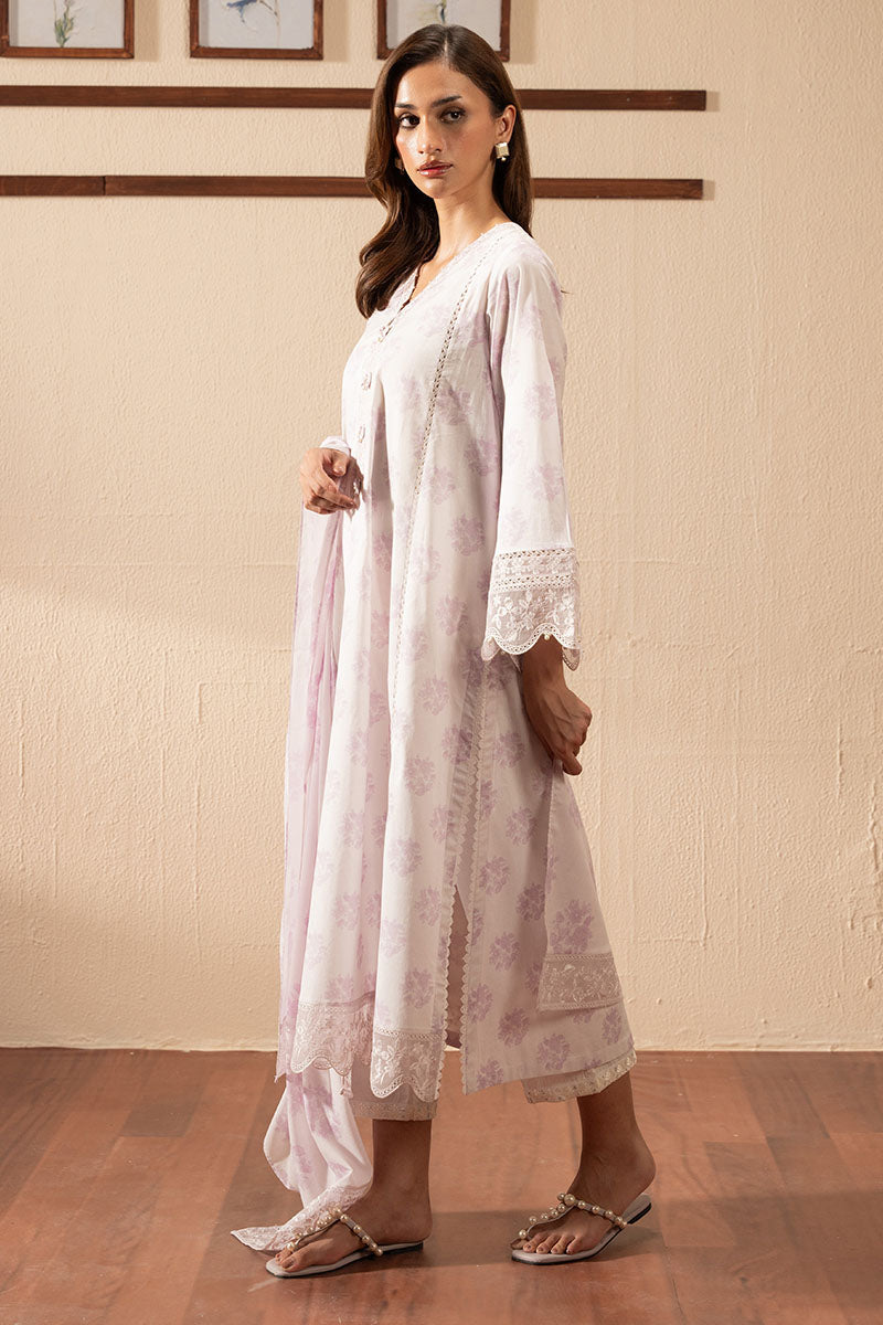 Cross Stitch | Exclusive Pret | Lilac Bliss-2PC (Shirt & Dupatta)-5