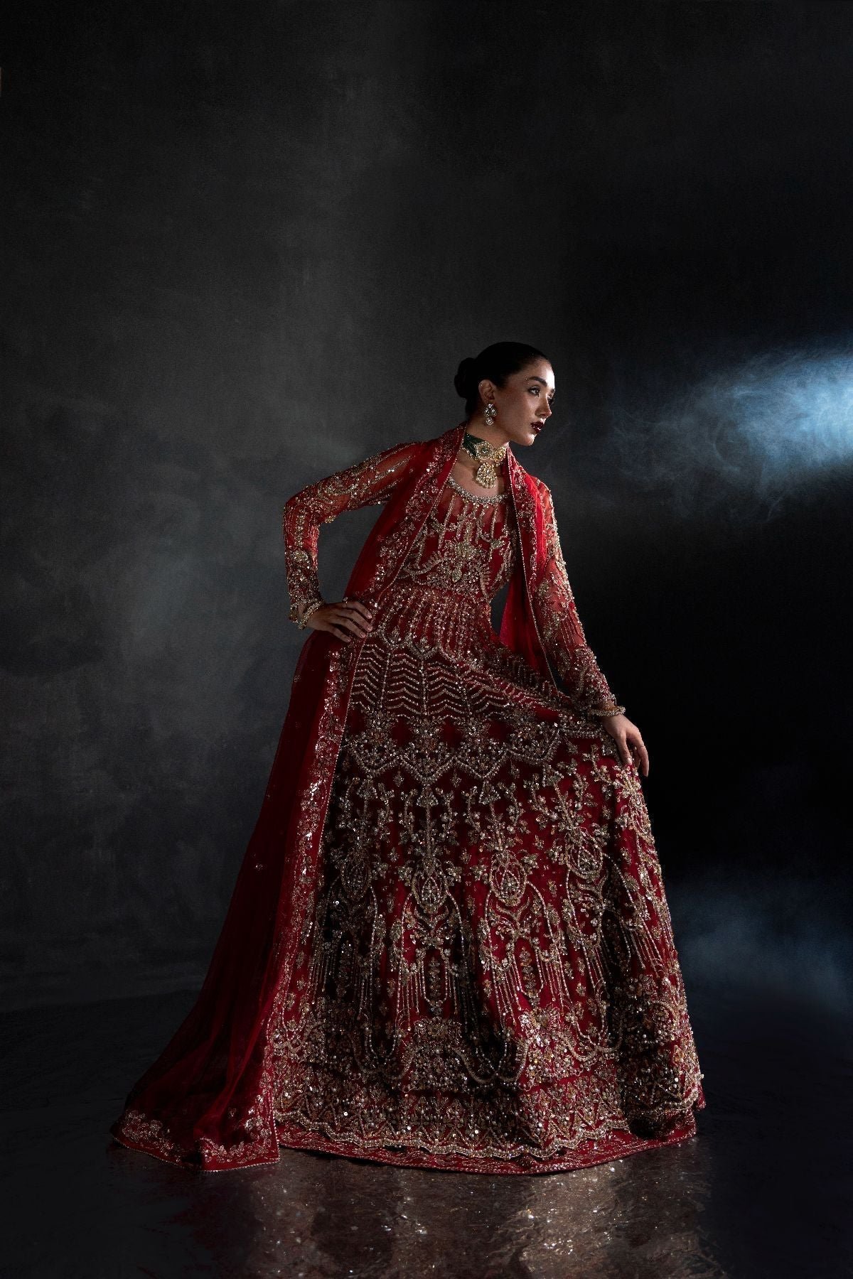 Enzo | Reve Dore | Eloura-Brand:Enzo-Type:Wedding-Red - House of Maryam- Buy in UK, USA