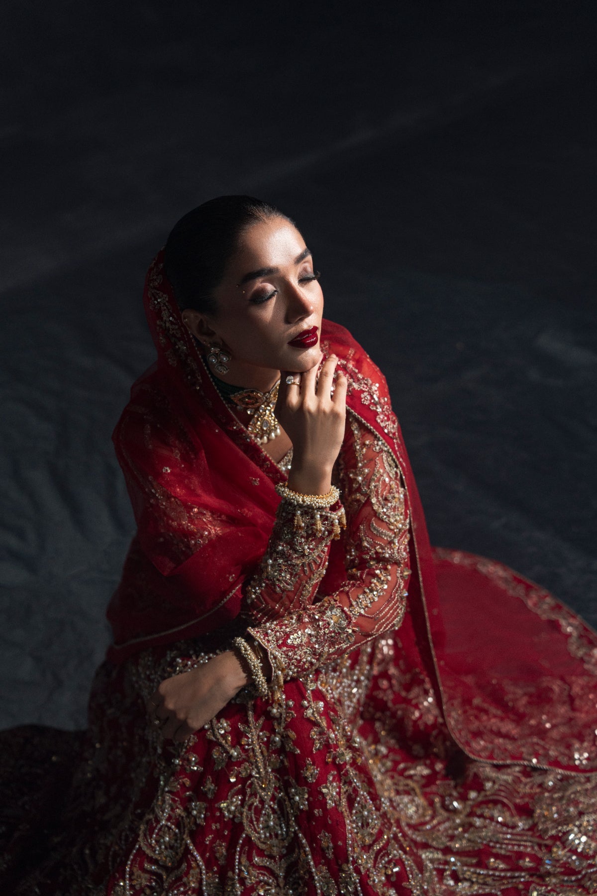 Enzo | Reve Dore | Eloura-Brand:Enzo-Type:Wedding-Red - House of Maryam- Buy in UK, USA
