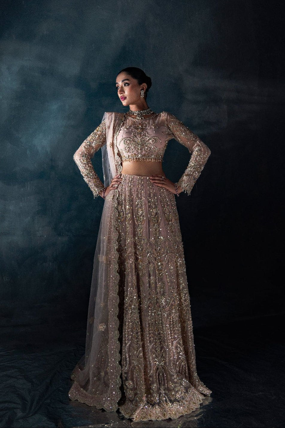 Enzo | Reve Dore | Maeve-Brand:Enzo-Type:Wedding-Peach - House of Maryam- Buy in UK, USA